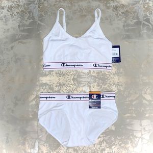 Champion Matching Bralette and Hispster Bottoms